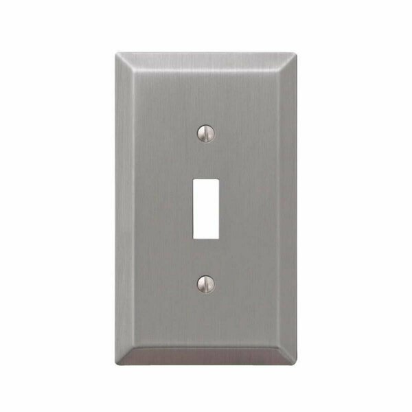 Betterbattery Century 1-Toggle Wall Plate, 1 Gang, Brushed Nickel BE1606584
